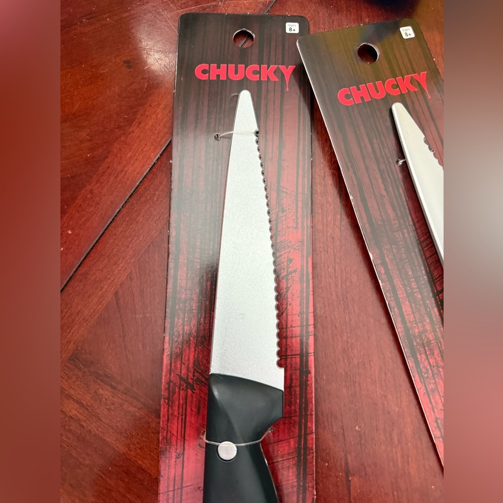 Chucky Themed Serrated Knife